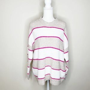 American Eagle Striped Knit Soft Sweater Size S